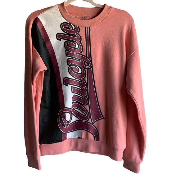 Soul Cycle P.E. Nation Peach Crewneck Sweatshirt Size XS - Picture 2 of 9